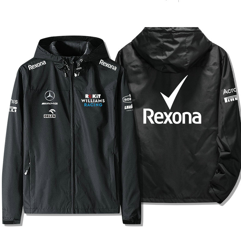 Veste Mercedes AMG Williams Racing Homme Blouson Rexona Coupe-vent Imperméable